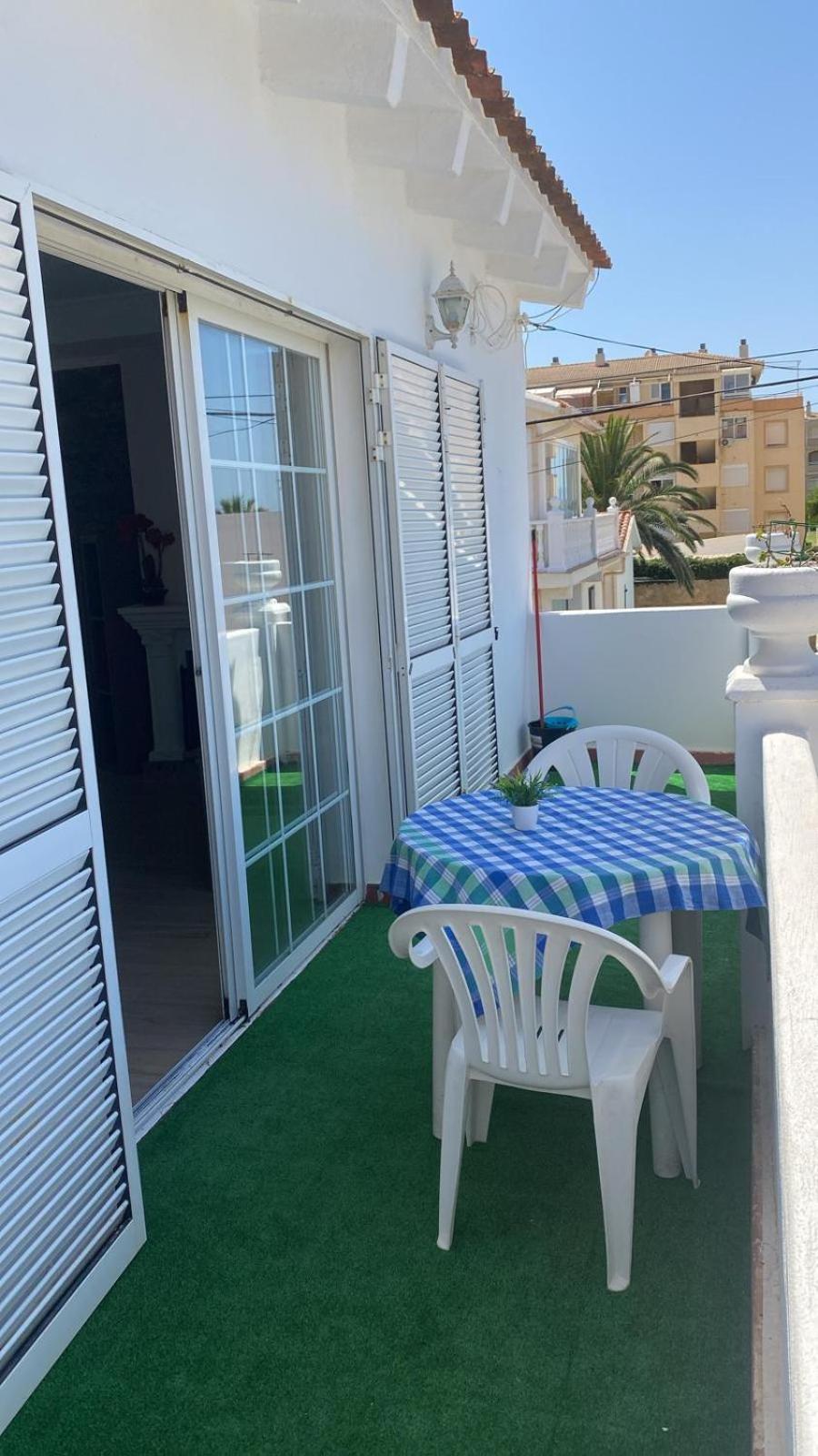 Chalet Denia Playa Primera Linea Villa Bagian luar foto