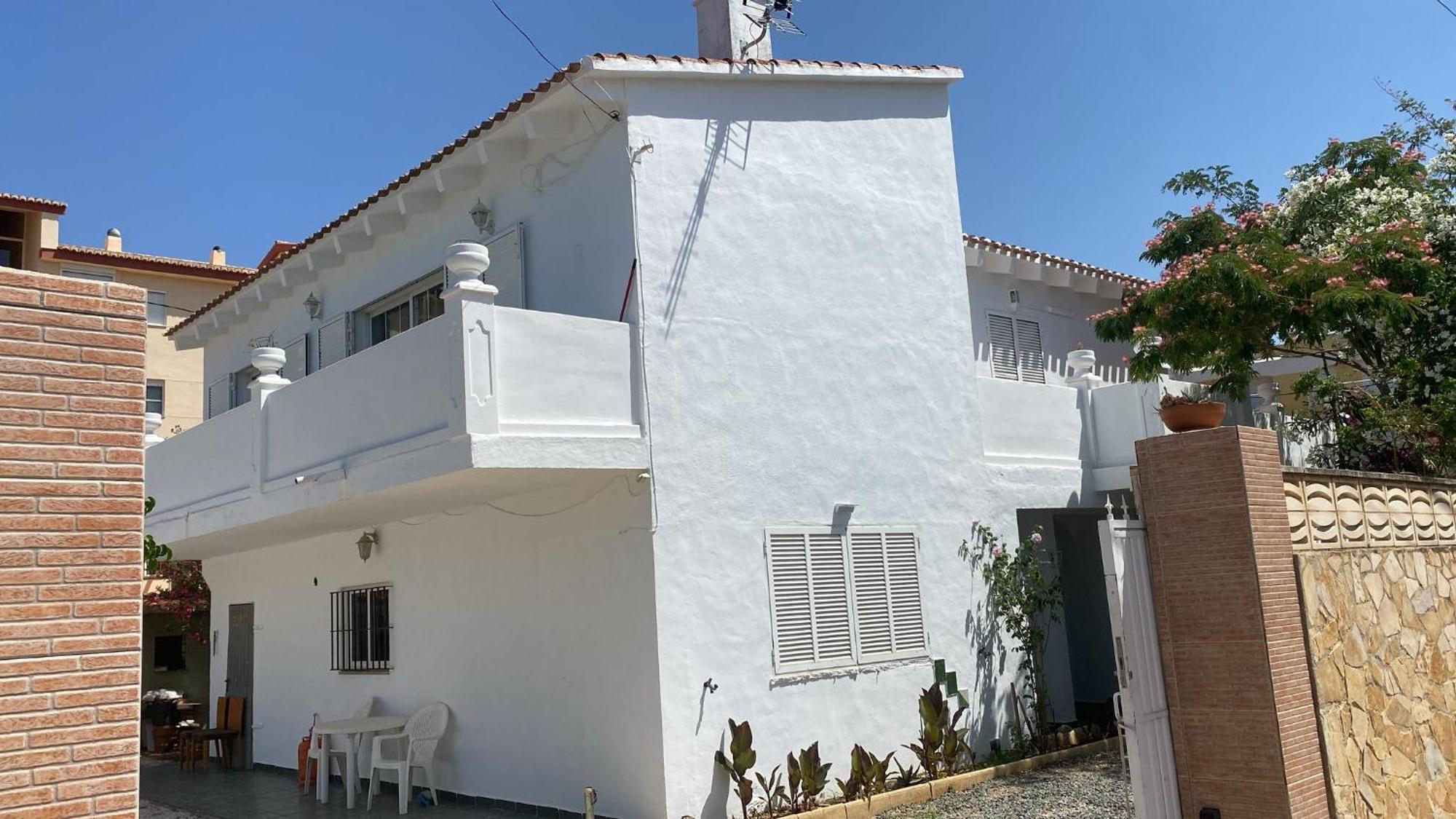 Chalet Denia Playa Primera Linea Villa Bagian luar foto